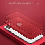 Apple iPhone XS Max 360 Rote Hülle