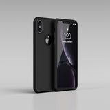 Apple iPhone XS Max 360 schwarze Hülle