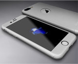 360 Apple iPhone 8 360 silberne Hülle