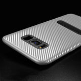 Samsung Galaxy S8 silberne Stand Hülle