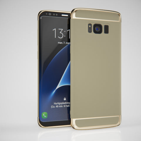 3in1 Samsung Galaxy S8 Gold Hülle
