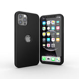 Apple iPhone 13 Pro Max 360 Grad Schutz Schwarze Hülle