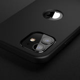Apple iPhone 12 Mini 360 Grad Schutz Schwarze Hülle