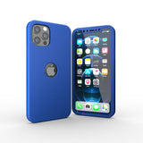 Apple iPhone 13 Pro Max 360 Grad Schutz Schwarze Hülle